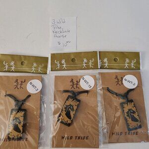 3 Wild Tribe Horse Tribe Necklaces
